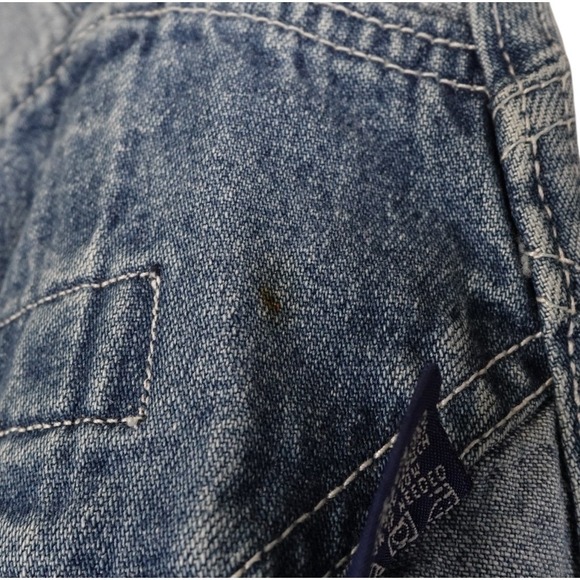 Vintage Pooh and Friends Denim Overalls Women's XL Wide Leg Baggy w/Flaws Retro - Picture 6 of 16